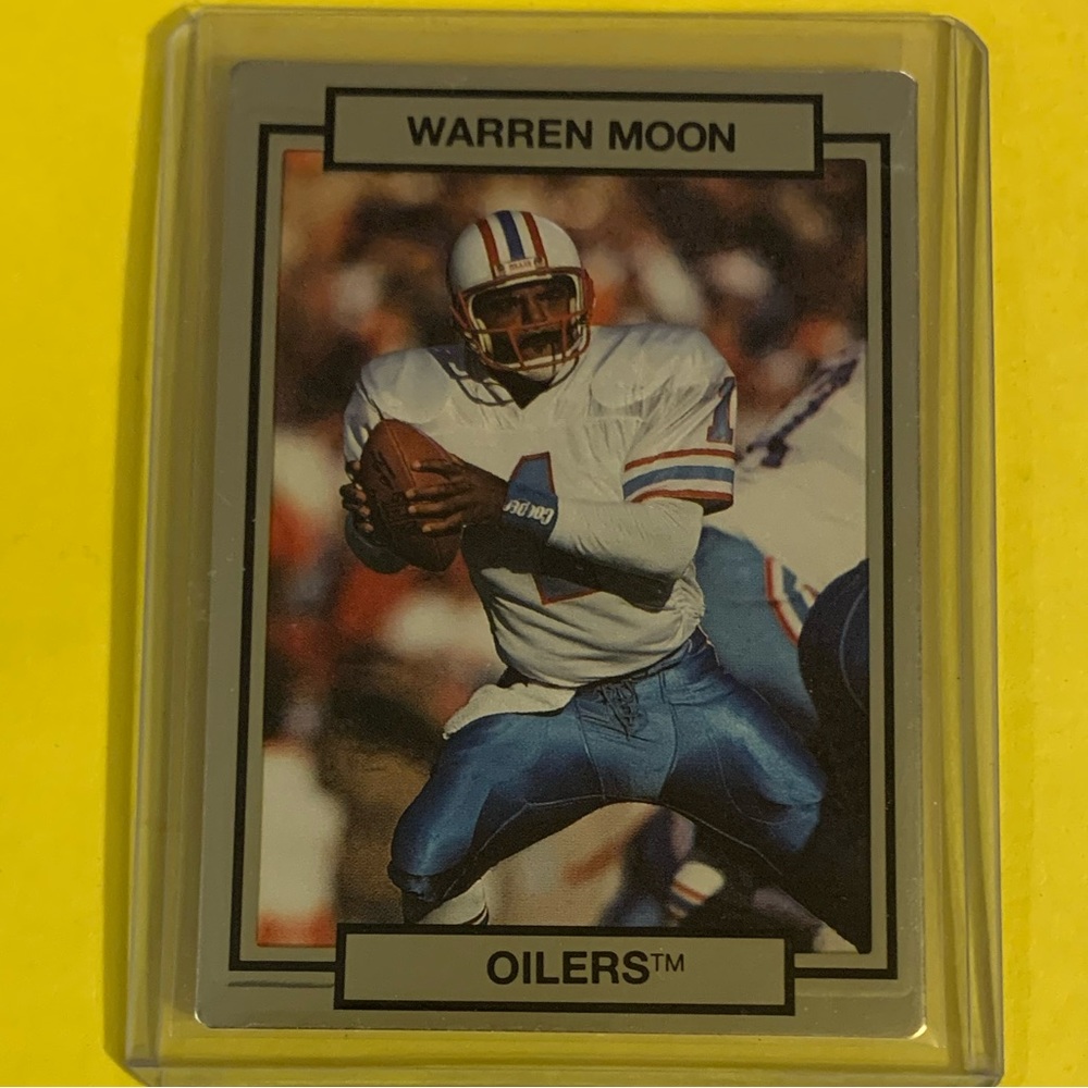 Warren Moon #97 1990 Action Packed Football Trading Card